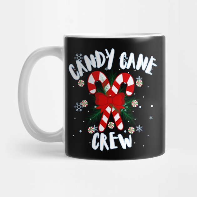 Candy Cane Crew Christmas Sweets by Creatifly Graphic Tees